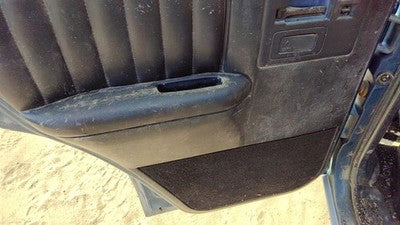 1994 Chevy S10 Blazer Driver Left Rear Door Trim Panel With Switches Back Black