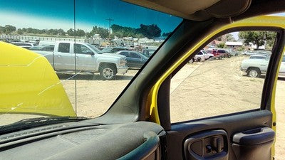 02 Express Van 2500 Passenger Right A Pillar Trim Windshield Post Panel 69W Gray