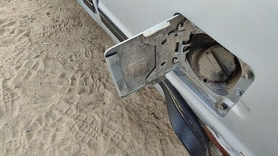 1989 Chevy S10 Pickup Fuel Tank Door With Hinge Gas Lid Oem Filler Gray
