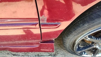 1994-1997 Honda Accord Passenger Right Moulding From Fender Oem Trim Strip Red
