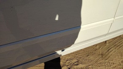 07-12 Nissan Altima Driver Left Front Moulding From Door Trim Strip White Qx3