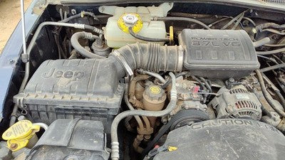02-03 Jeep Liberty Complete Air Intake Cleaner Filter Box Housing With Tube 3.7L
