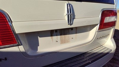 2007-2008 Lincoln Navigator License Plate Trim Surround Panel Tail Trunk Finish