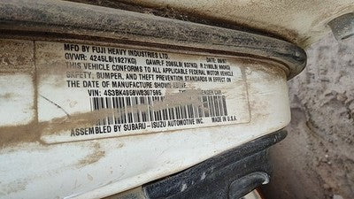 90-99 Legacy Rhd Postal Left Front Spindle Steering Knuckle With Wheel Hub