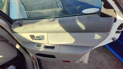 00-02 Ford Taurus Passenger Right Rear Door Trim Panel With Switches Back Gray