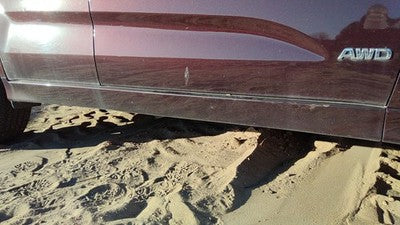 11-15 Sorento Passenger Right Lower Rocker Panel Moulding Side Skirt Dark Cherry