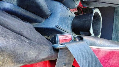 1989 Honda Civic Driver Left Front Seat Belt Buckle Receiver Oem Blue Sedan