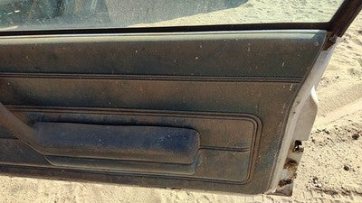 1985 Pontiac Sunbird Passenger Right Front Door Trim Panel Manual Windows Blue