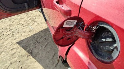 09-20 Dodge Journey Fuel Tank Door With Hinge Gas Lid Oem Filler Inferno Red Prh