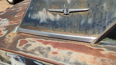 1964 Ford Thunderbird Coupe Passenger Right Rear Moulding On Quarter Panel Oem