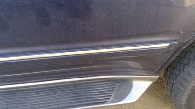 1995-2001 Ford Explorer Driver Left Rear Moulding From Door Back Trim Strip Blue