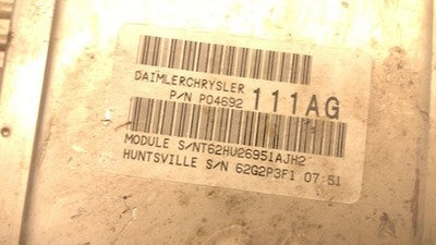 2006 Dodge Durango Multifunction Control Module Computer Oem 4X4 4.7L Bcm Oem