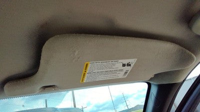 2011-2012 Gmc Canyon Passenger Right Sun Visor Oem 20877288