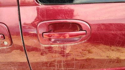 2000-2004 Chevy Venture Driver Left Rear Outside Door Handle Oem Back Red 72U