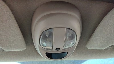 02 Pt Cruiser Center Overhead Console Dome Light Map Lamp Cubby Fl Taupe