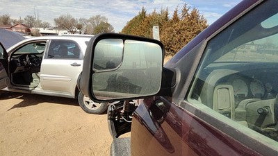 2003-2009 Dodge Ram 2500 Driver Left Manual Side Mirror Door Mounted Oem Red 6Cf