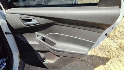 13-18 Focus Ford Focus Passenger Right Rear Door Trim Panel With Switches Back B