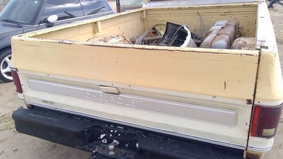 1973-1980 Chevy C10 K10 Tailgate Finish Panel Tail Gate Trim Chrome Oem 00345806