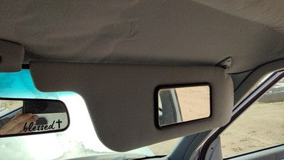 1990 Olds 88 Passenger Right Sun Visor Oem Gray