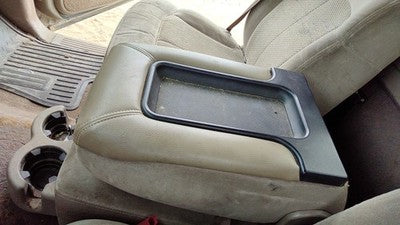 00-02 Silverado 2500 Center Console Lid Only Oem Arm Rest Fold Down Tan 52D