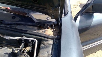 1989-1998 Mitsubishi Galant Vr-4 Driver Left Hood Hinge Assembly Oem Green