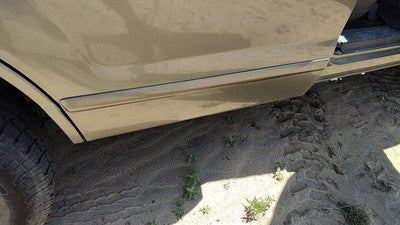 03-05 Explorer Passenger Right Rear Moulding From Door Back Trim Strip Gold Tk