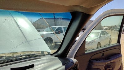 05 Sierra 1500 Hd Passenger Right A Pillar Trim Windshield Post Panel Pewter 69D