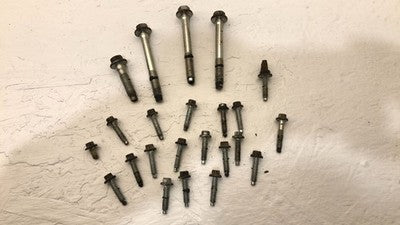 2006-2009 Ford Fusion Set Of Bolts For Timing Cover Oem Hardware Only 2.3l