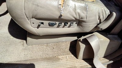 1999 Gmc Yukon Driver Left Side Power Seat Switch With Trim Panel Oem Tan 522