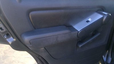 07-09 Mountaineer Driver Left Rear Inside Door Trim Panel Only Back Black