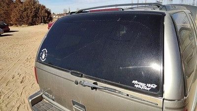 1997-2001 Olds Bravada Back Glass Rear Window Oem 15074813