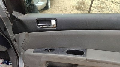 08-09 Sentra Passenger Right Front Door Trim Panel With Switches Charcoal W