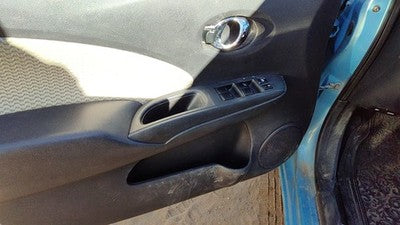 15-19 Versa Note Driver Left Front Door Trim Panel With Master Switch Charcoal G