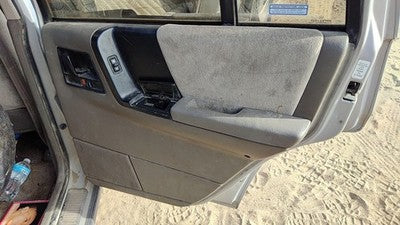 1994 Grand Cherokee Passenger Right Rear Door Trim Panel With Switches Back Gray
