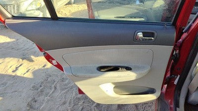 05-10 Chevy Cobalt Driver Left Rear Door Trim Panel With Switches Back 14C Gray