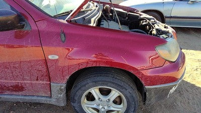 2003-2006 Mitsubishi Outlander Passenger Right Front Fender Oem Red Mn133586