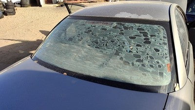 1996-1998 Saturn Sl1 Back Glass Rear Window Oem 21172094