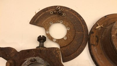 81-93 Ram W250 Passenger Right Front Spindle Steering Knuckle With Wheel Hub