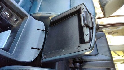 09-11 Honda Pilot Center Console Lid Only Arm Rest Fold Down Gray/Blue Gr 83441