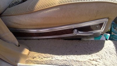 1985 Olds 88 Passenger Right Side Seat Trim Panel Oem Woodgrain