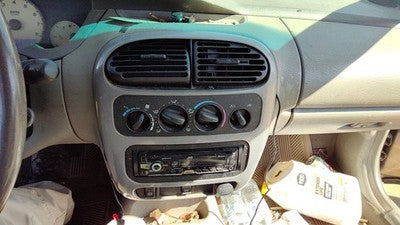 2000-2005 Dodge Neon Trim Bezel Around Radio Surround Dash Panel Oem Gray B7L5