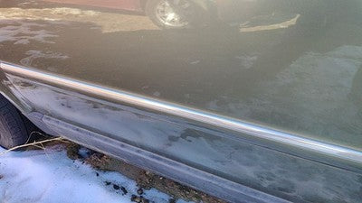 98-01 Vw Passat Driver Left Front Moulding From Door Oem Trim Strip Green