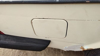 1980 Mercedes 300Td Fuel Tank Door With Hinge Gas Lid Oem Filler White