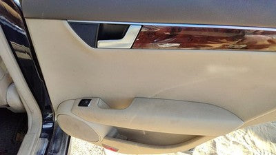 12-13 C300 Passenger Right Rear Door Trim Panel With Switches Back Beige 125