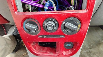 2000-2002 Kia Rio Temperature Control Module In Dash Heater Ac Head Unit Oem