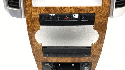 2008-10 Grand Cherokee Trim Bezel Around Radio Surround Dash Panel Oem Woodgrain