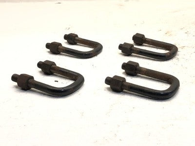 1961 Ford F100 Pickup Unibody Set Of Front Spring U-Bolts With Knuts Oem Leaf