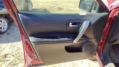 08-13 Nissan Rogue Driver Left Front Door Trim Panel With Master Switch G Black