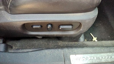 14 Ford Explorer Passenger Right Side Power Seat Switch With Trim Panel Black Cw