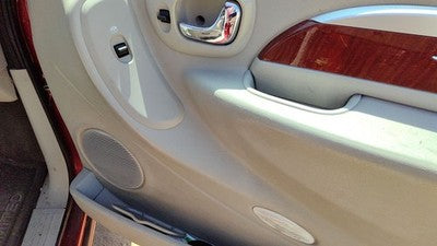 06-07 Town Country Passenger Right Front Door Trim Panel With Switches Khaki J1